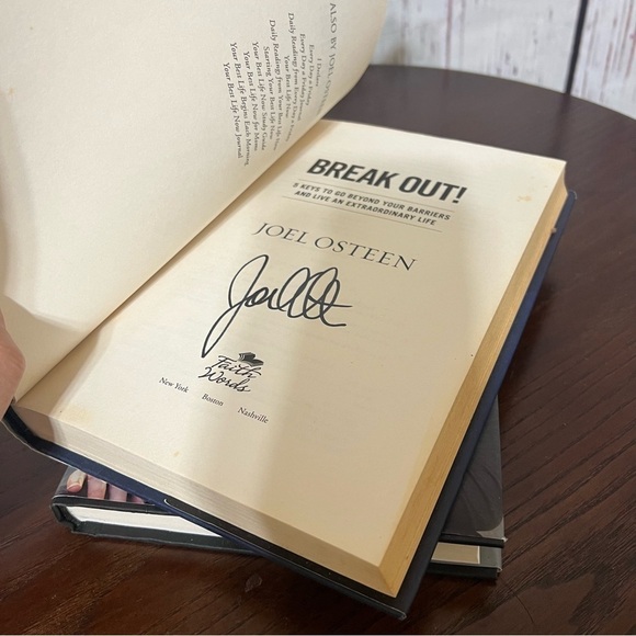 JOEL OSTEEN motivational hardbound books lot of 2. Break Out & The Power of I am - Picture 2 of 4